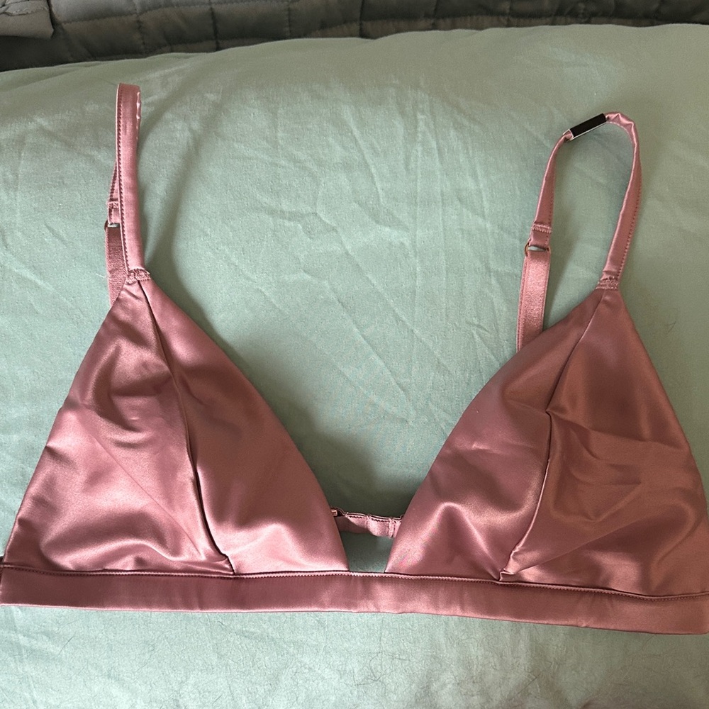 Victoria’s Secret Elegant Pink Satin Bralette
